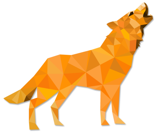 Orange Westwind wolf logo, representing Unmanned Solutions